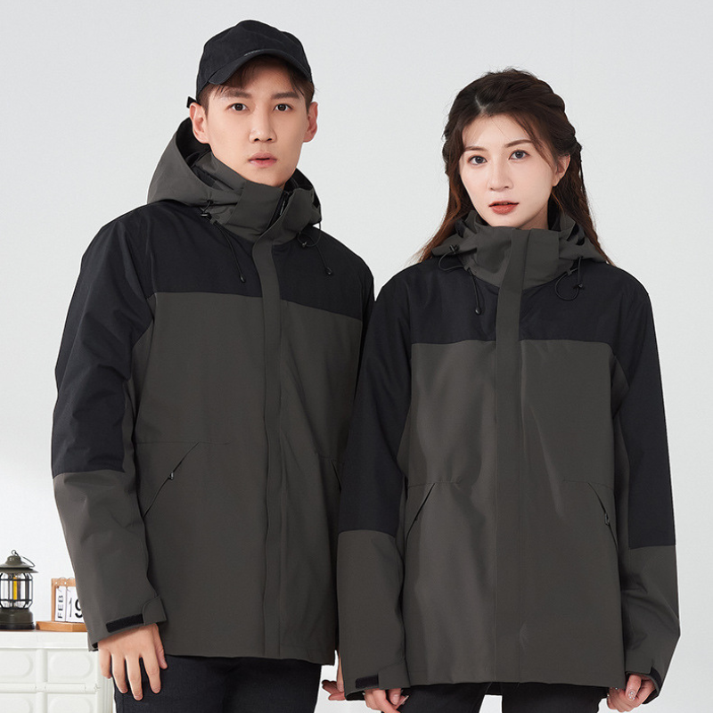 Zipper Waterproof Unisex Plus Size Fleece Windstopper Lightweight Outdoor Jackets STJY22360