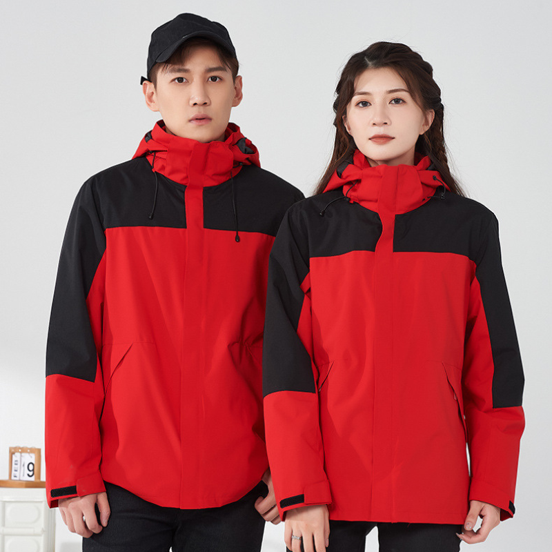 Zipper Waterproof Unisex Plus Size Fleece Windstopper Lightweight Outdoor Jackets STJY22360