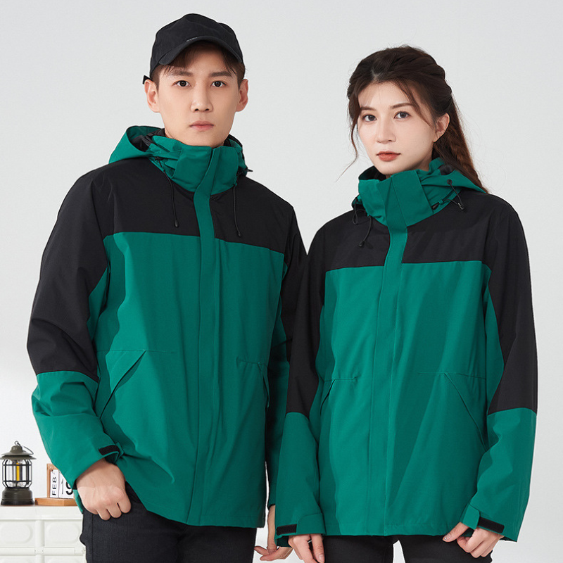 Zipper Waterproof Unisex Plus Size Fleece Windstopper Lightweight Outdoor Jackets STJY22360