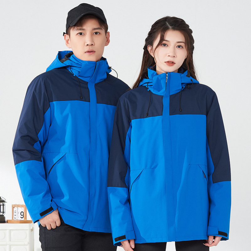 Zipper Waterproof Unisex Plus Size Fleece Windstopper Lightweight Outdoor Jackets STJY22360