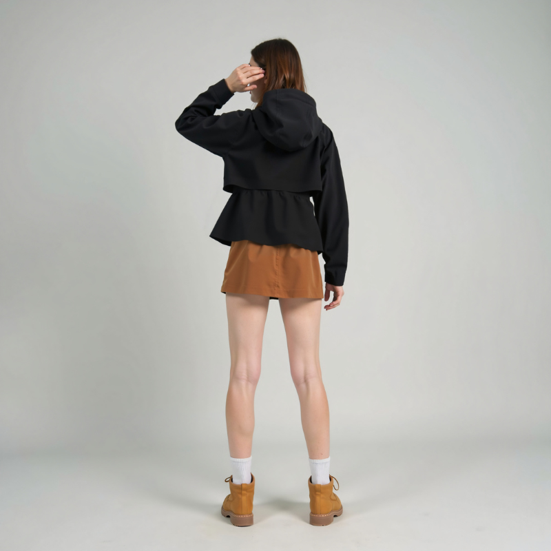 Softshell Fashion Zip Warm Hoodie Fleece Winter Coat Waterproof Jackets STJY2526