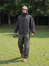 Outdoor Hiking Hooded Waterproof Windproof Winter Raincoat Jacket STJY2688