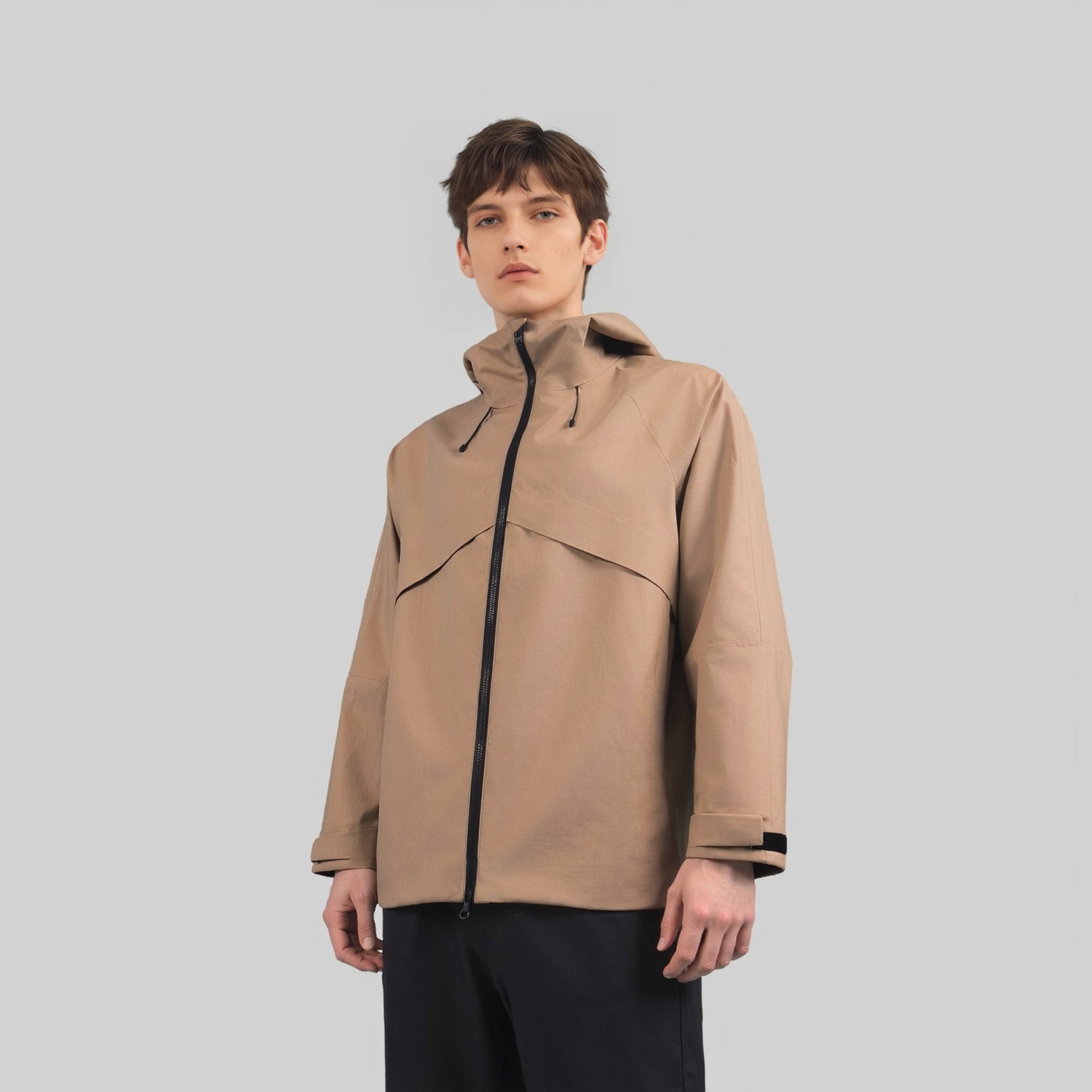 Outdoor Hiking Hooded Waterproof Windproof Winter Raincoat Jacket STJY2688