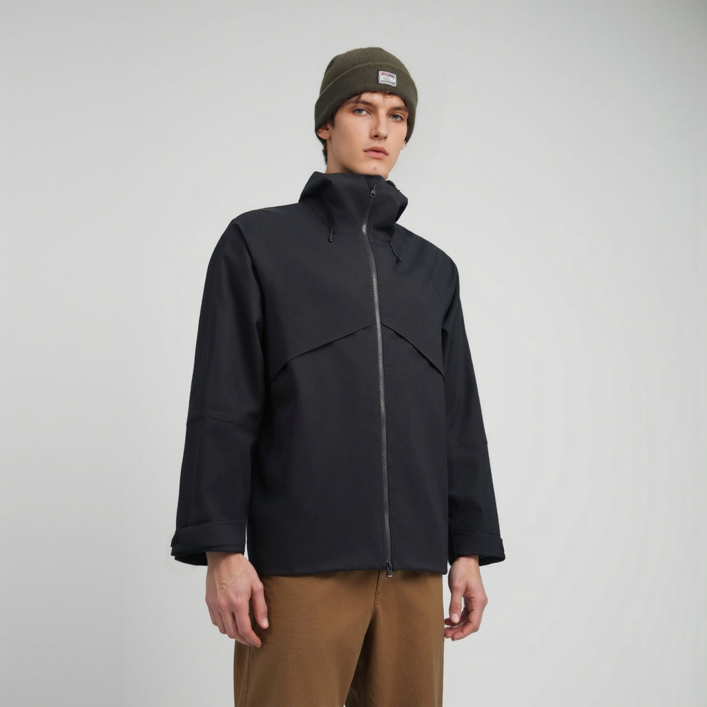 Outdoor Hiking Hooded Waterproof Windproof Winter Raincoat Jacket STJY2688