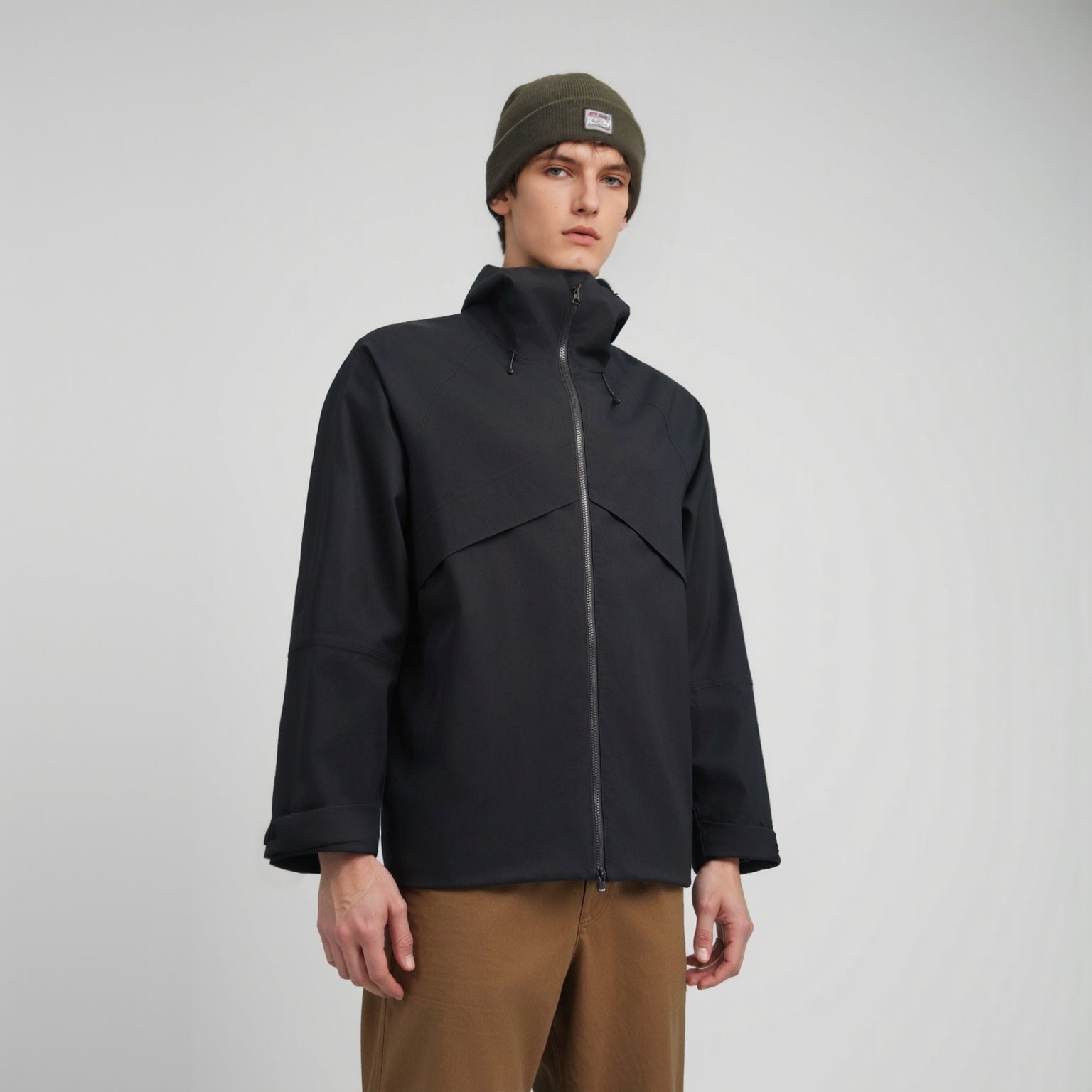 Outdoor Hiking Hooded Waterproof Windproof Winter Raincoat Jacket STJY2688