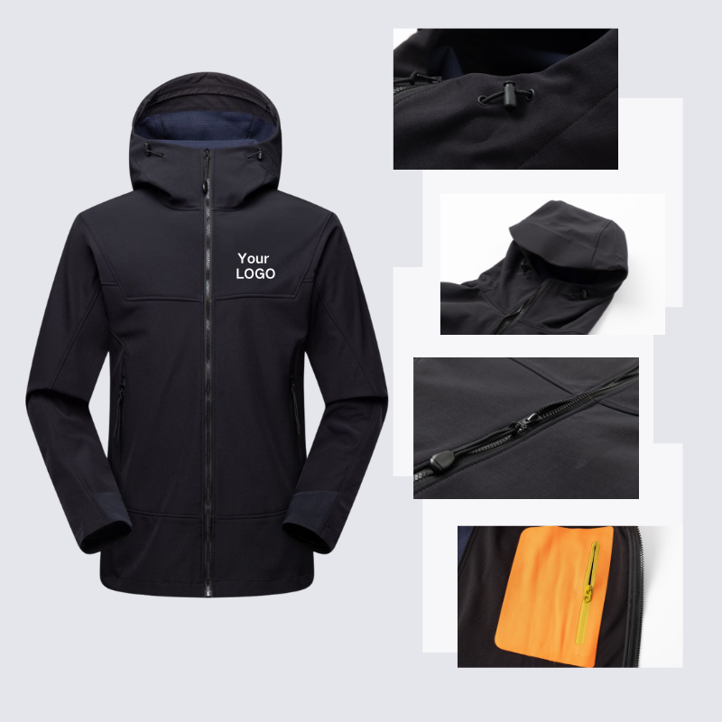 OEM Ski Jackets Windproof Waterproof and Breathable Outdoor Shoftshell Jacket STJY5023