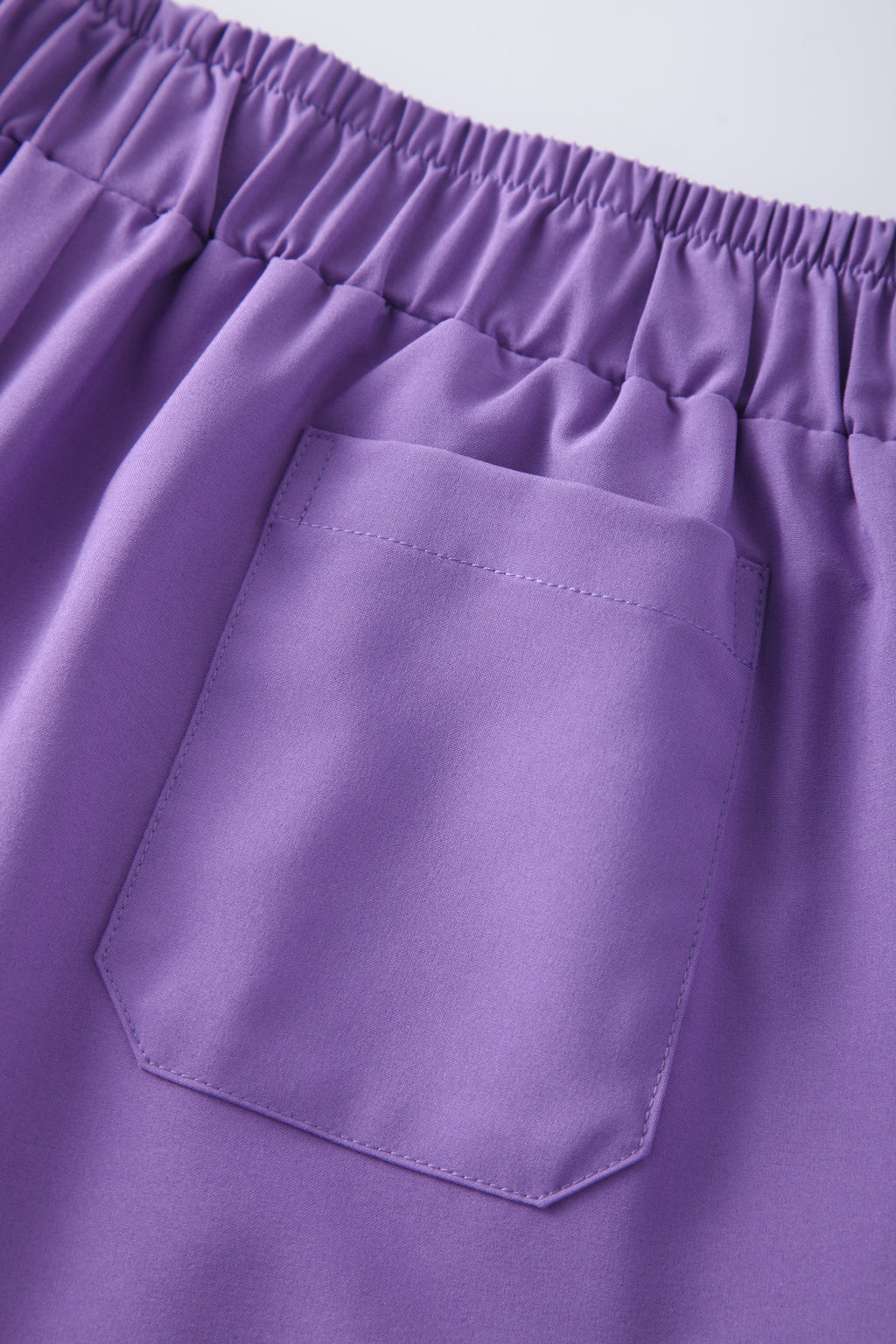 Purple Long Sleeves Hospital Nurse Apparel STM5004