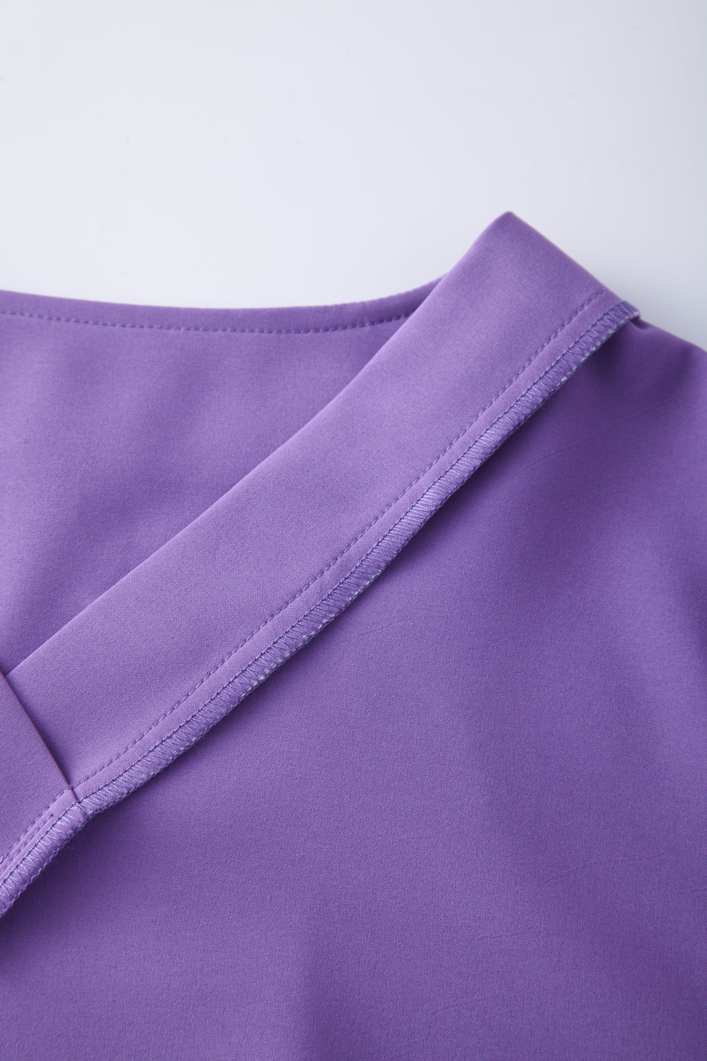 Purple Long Sleeves Hospital Nurse Apparel STM5004