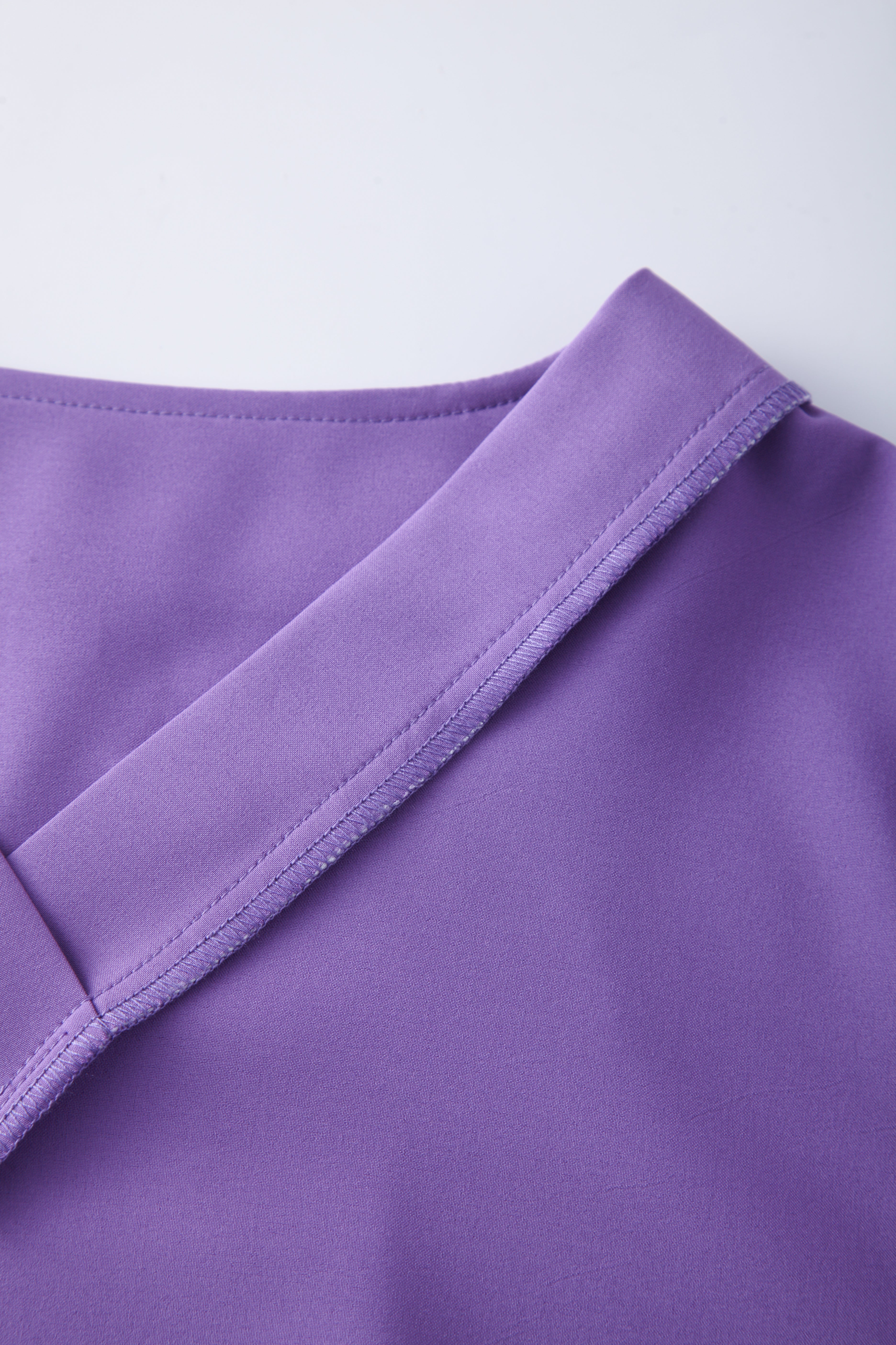 Purple Long Sleeves Hospital Nurse Apparel STM5004