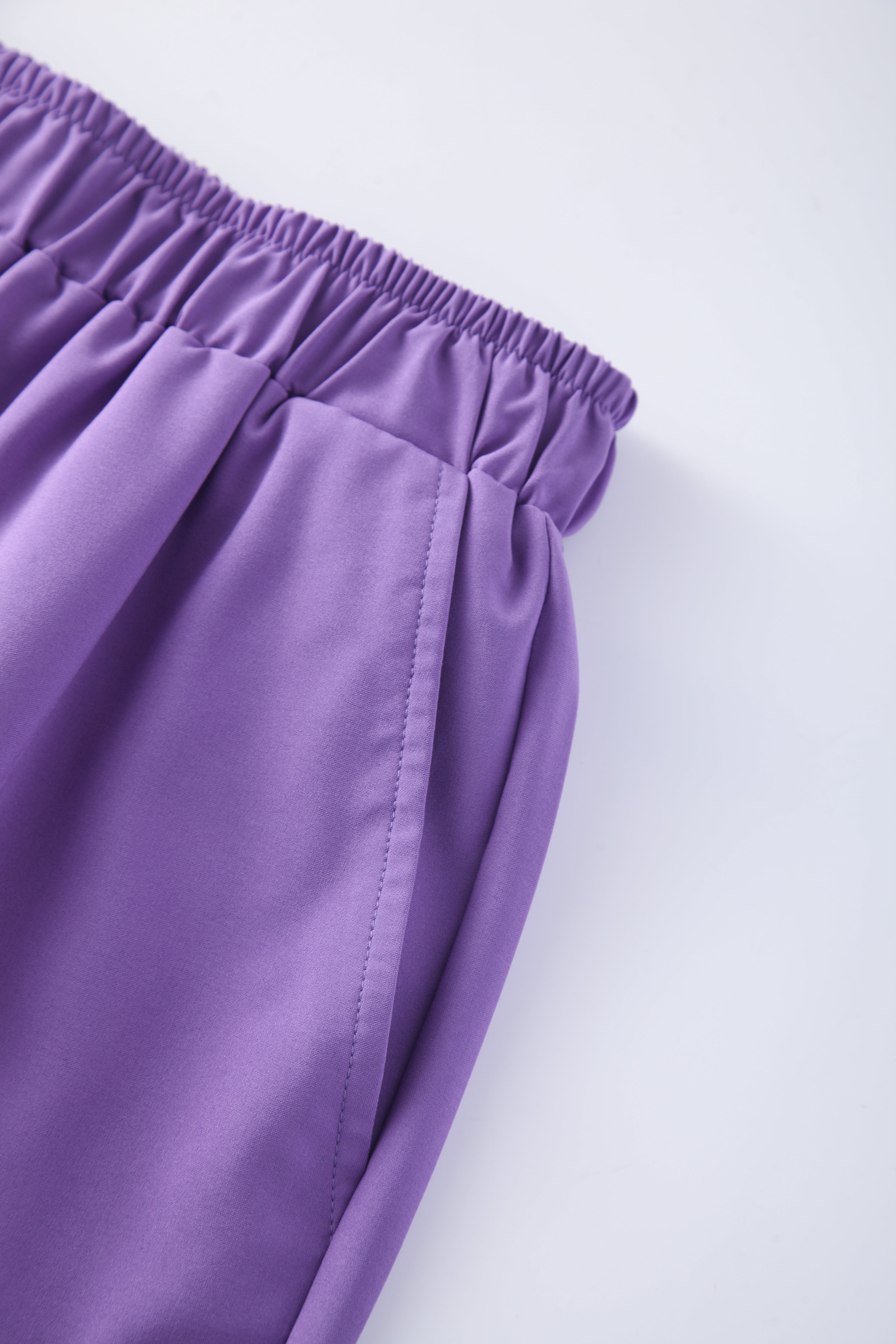 Purple Long Sleeves Hospital Nurse Apparel STM5004