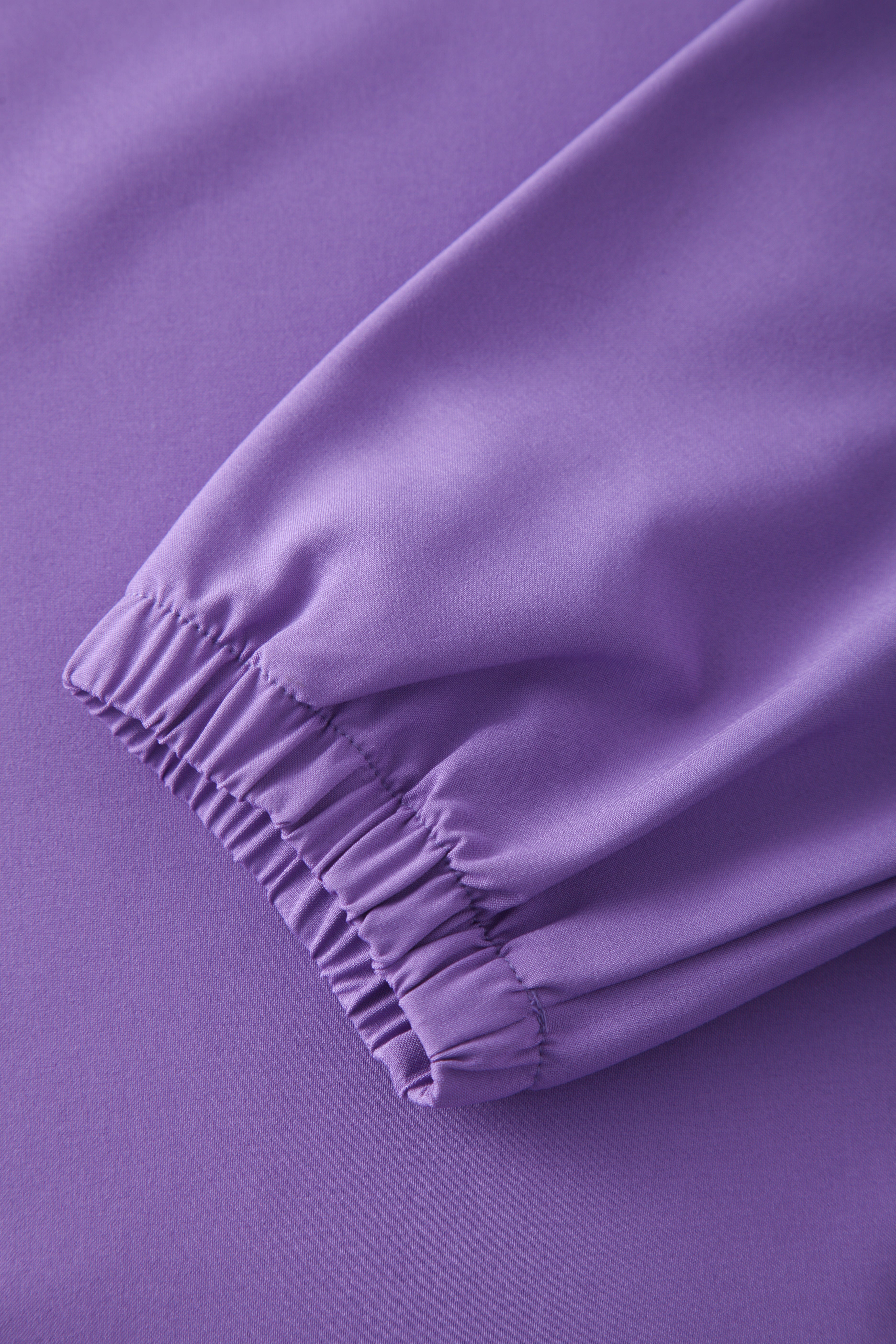 Purple Long Sleeves Hospital Nurse Apparel STM5004