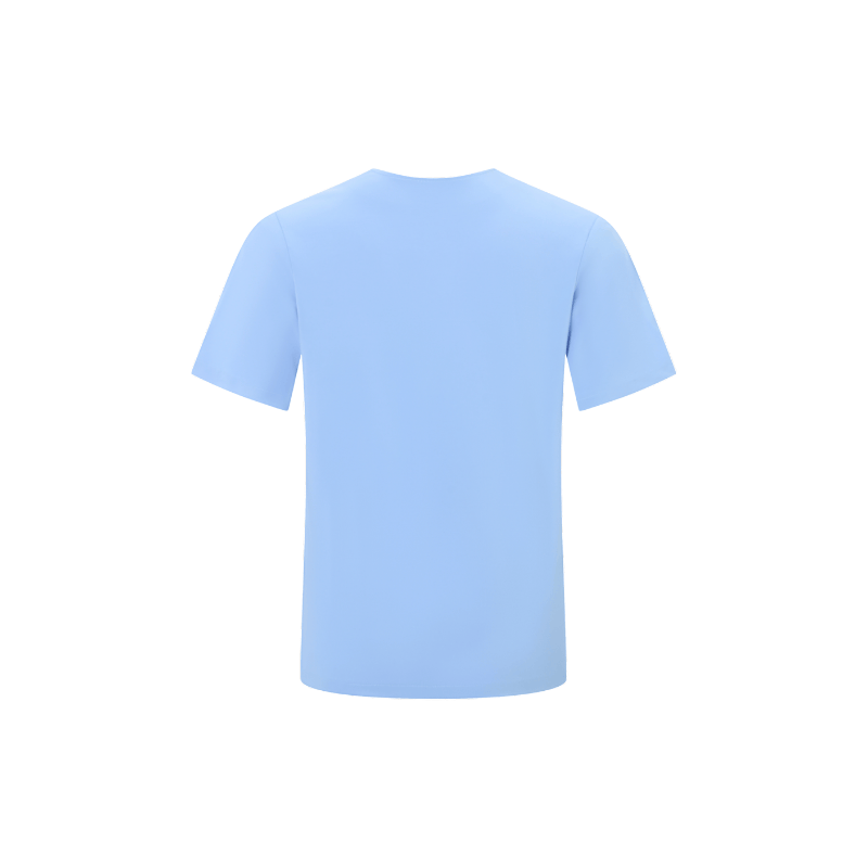 Light Blue Short Sleeves V-neck Healthcare Nurse Uniforms STM5006