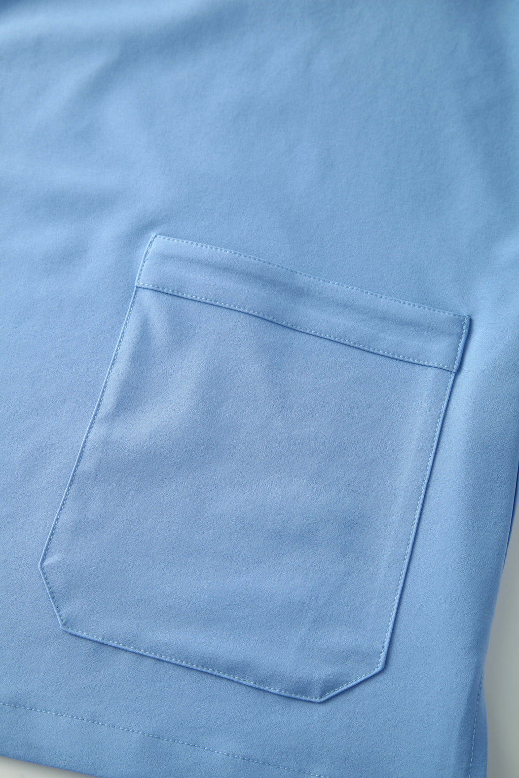 Light Blue Short Sleeves V-neck Healthcare Nurse Uniforms STM5006