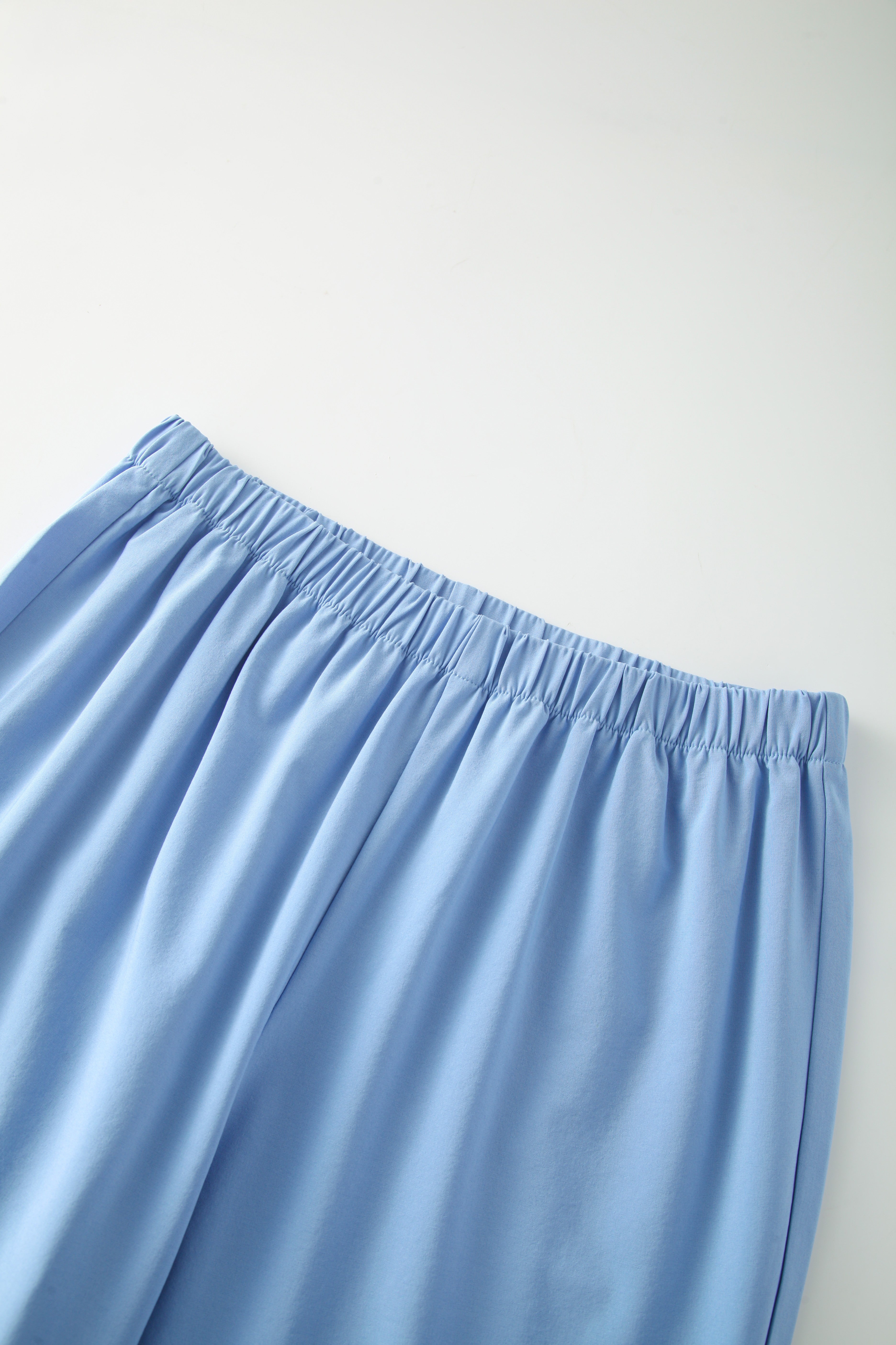 Light Blue Short Sleeves V-neck Healthcare Nurse Uniforms STM5006