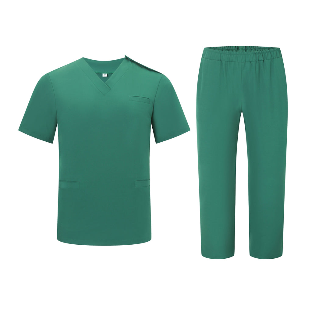Custom Color Cyan Healthcare Uniforms Nurse Uniform STM5008