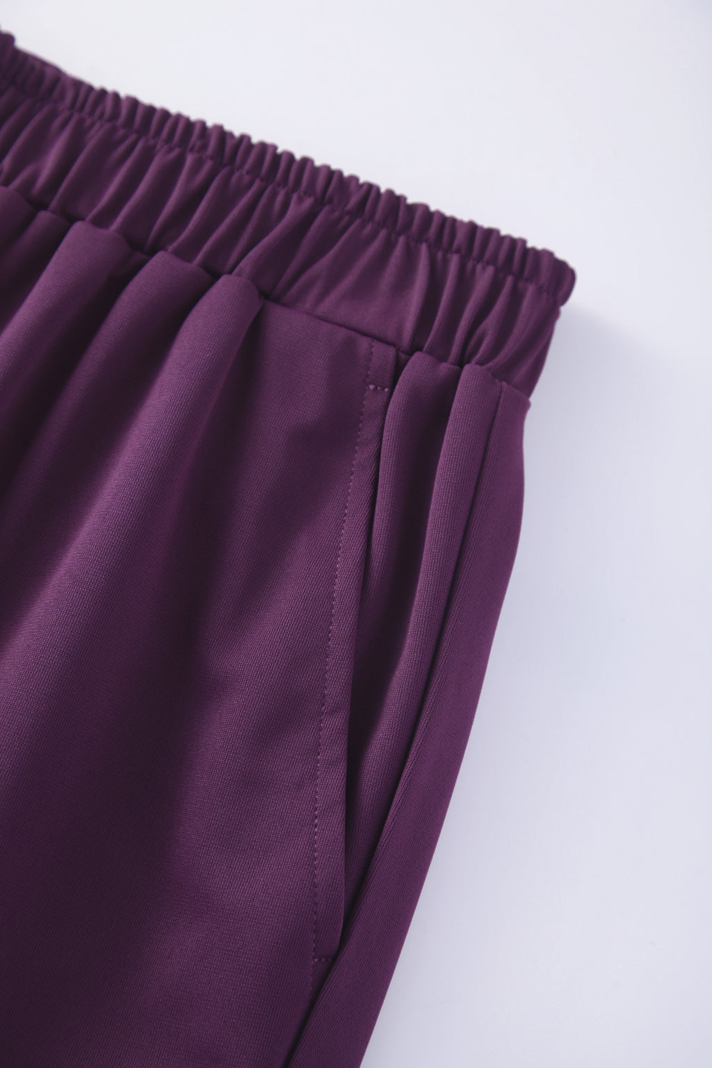 Grape Purple V-neck Custom Nurse Uniforms STM5009