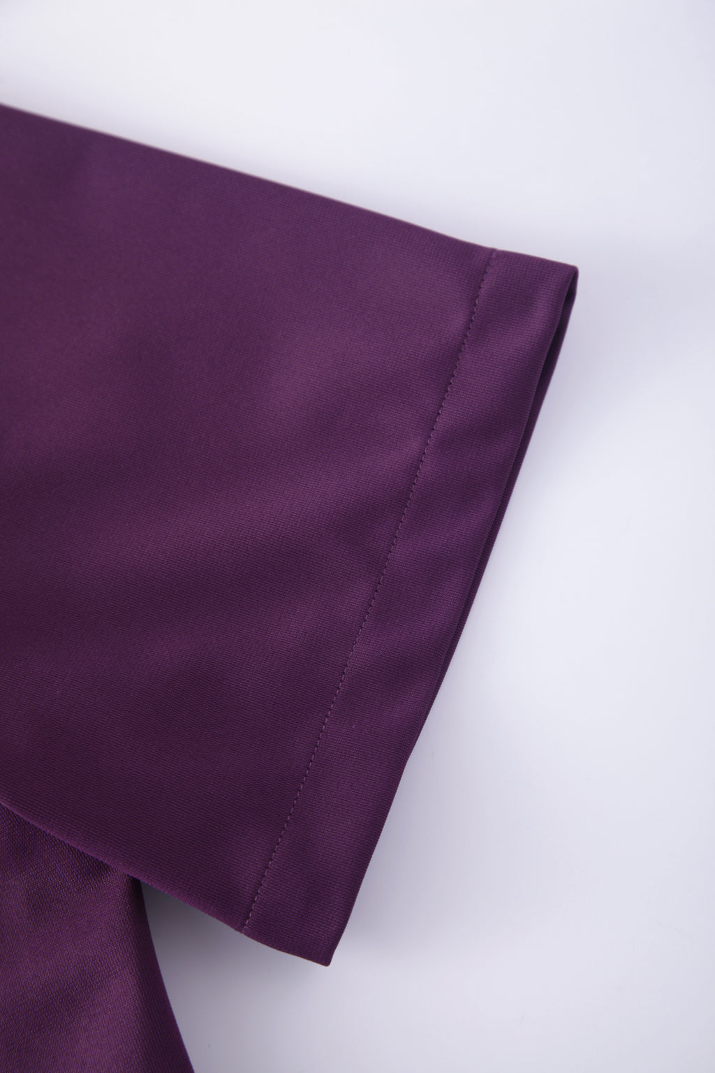 Grape Purple V-neck Custom Nurse Uniforms STM5009