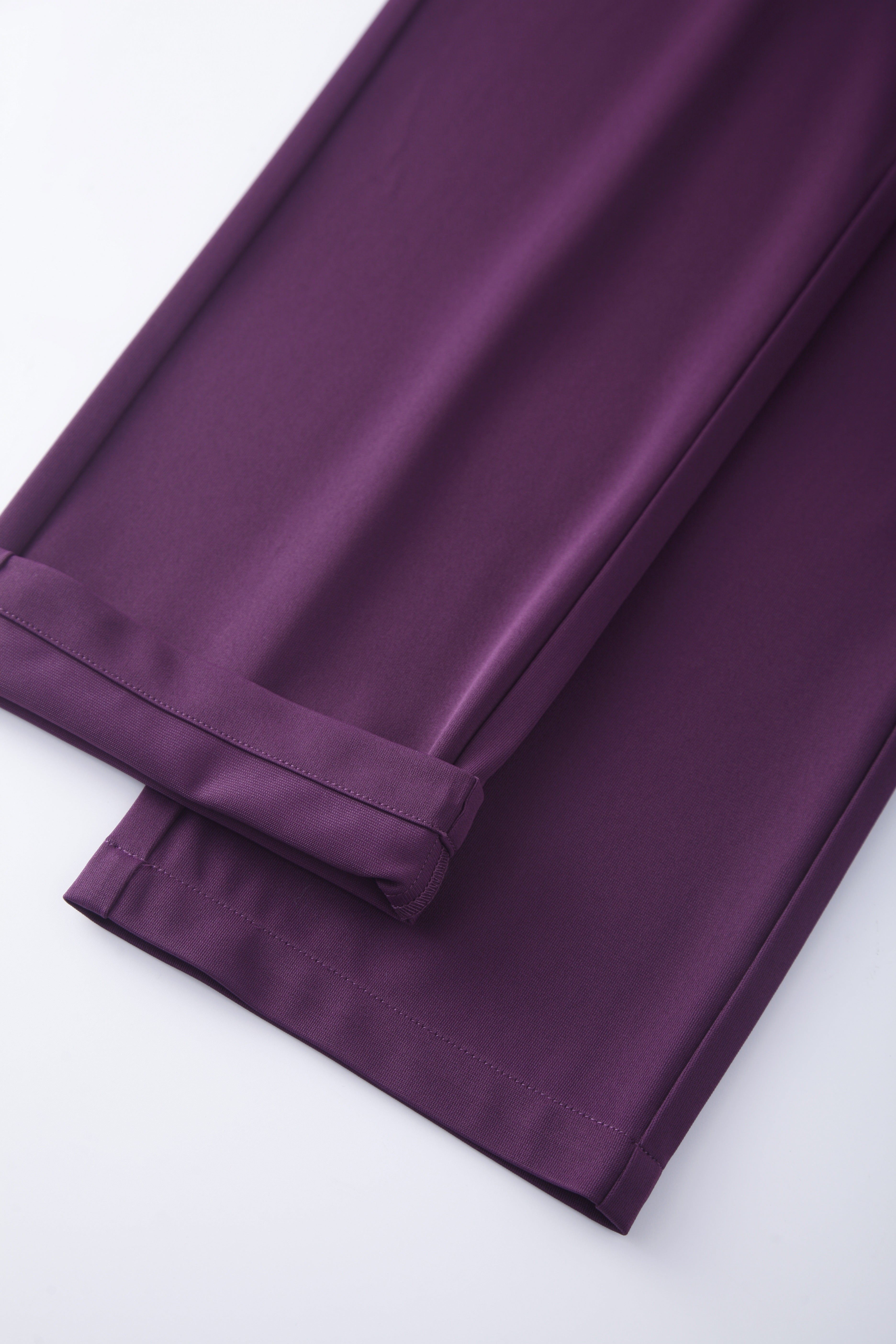 Grape Purple V-neck Custom Nurse Uniforms STM5009