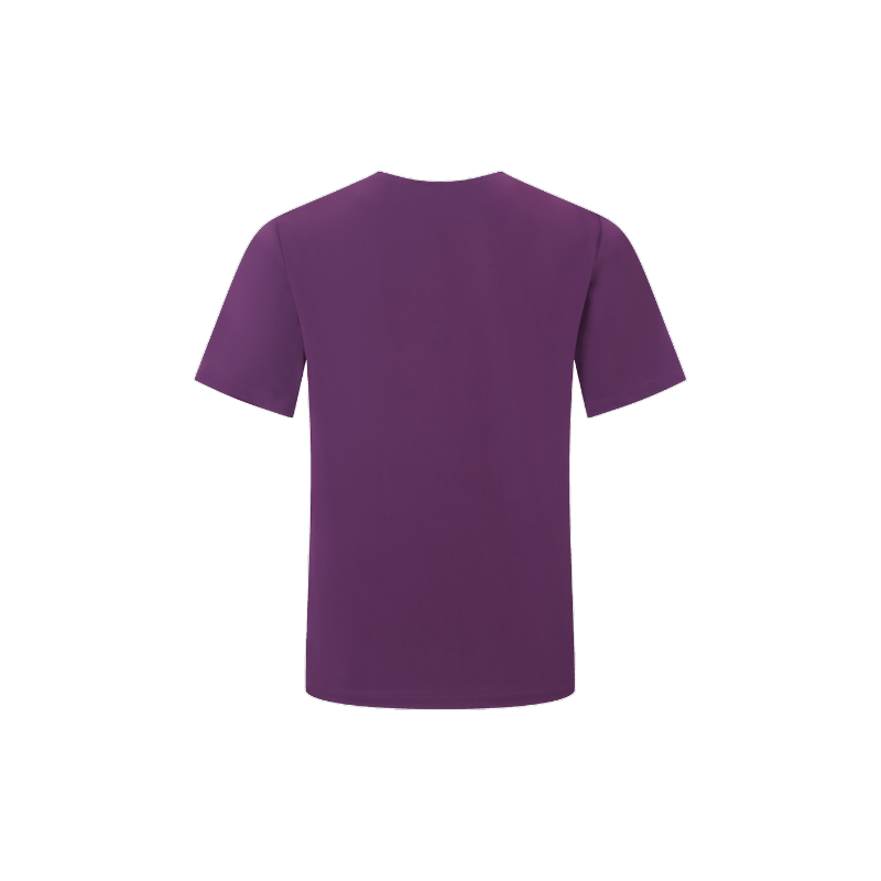 Grape Purple V-neck Custom Nurse Uniforms STM5009