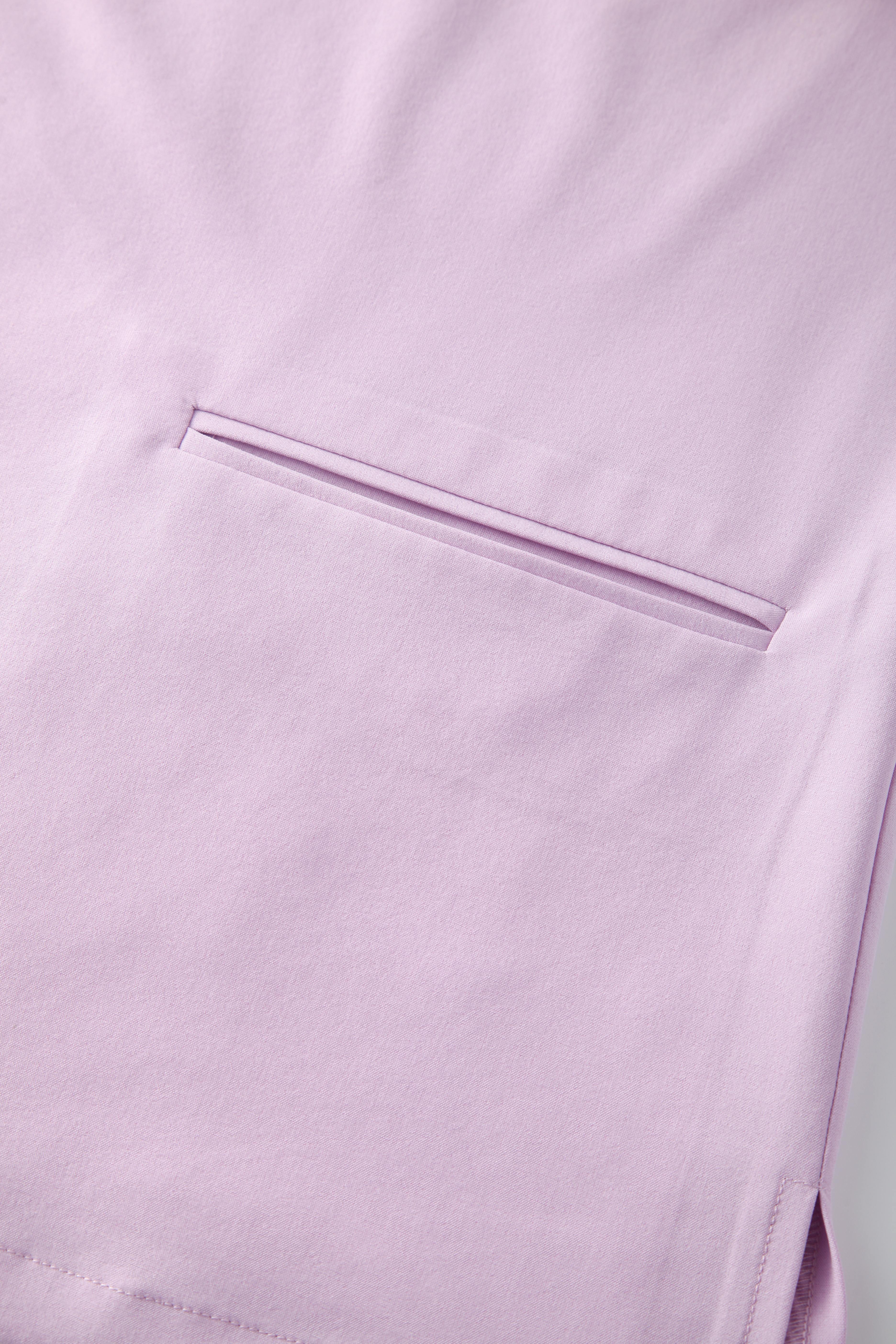 Pink Short Sleeves V-neck Breathable Nurse Uniforms STM5010