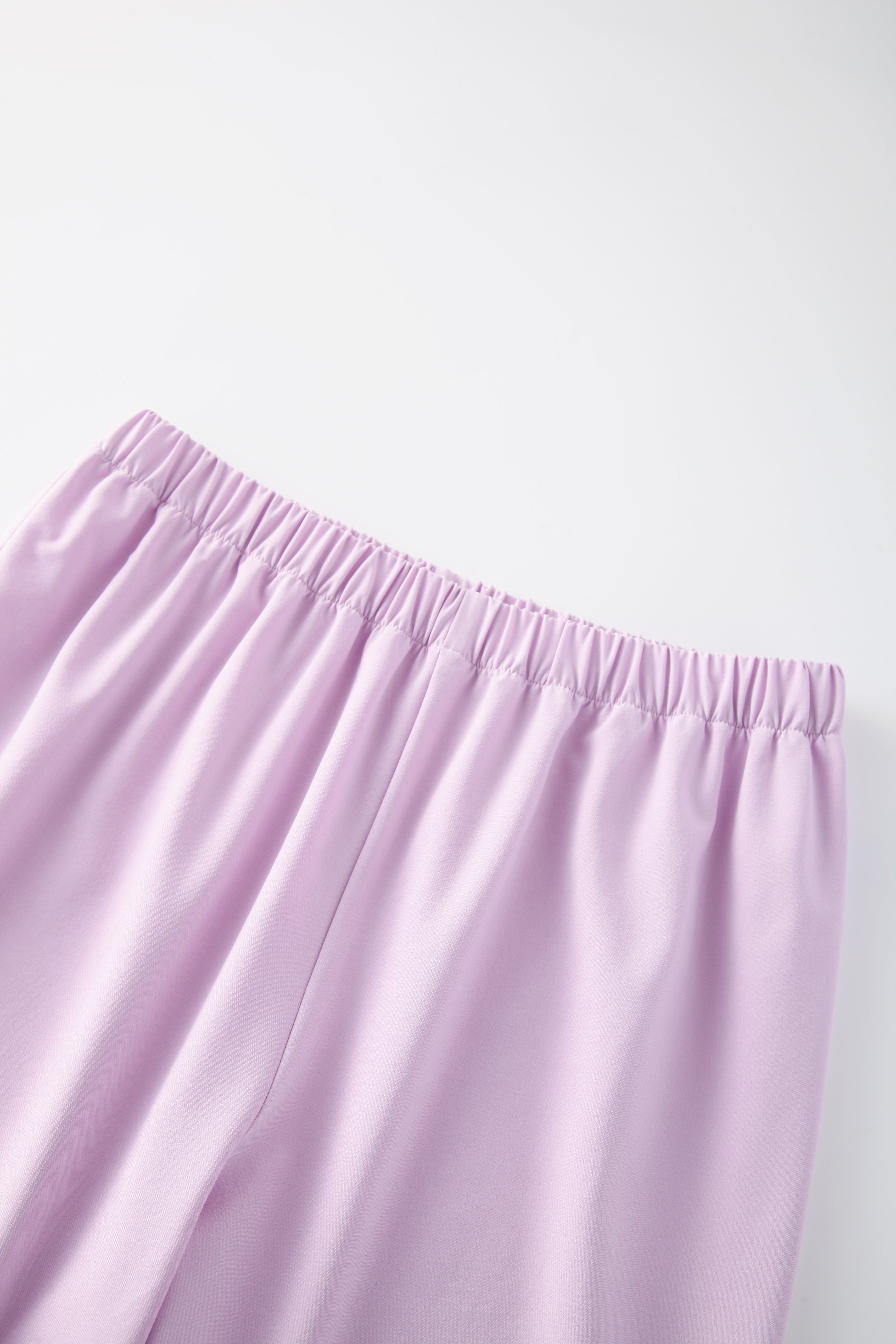 Pink Short Sleeves V-neck Breathable Nurse Uniforms STM5010