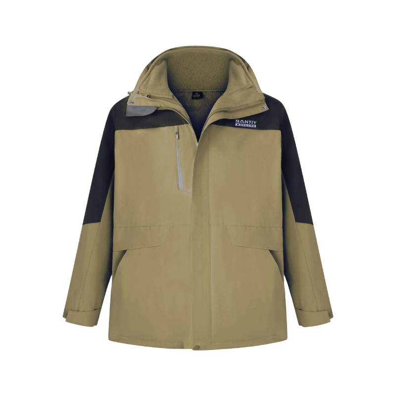 Custom logo Wind Breaker Waterproof Polyester Winter Softshell Jacket STO5003