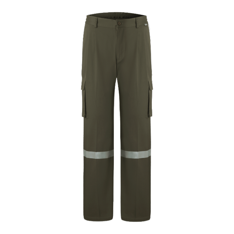 High Quality All Cotton Safety Pants with Reflective Strips STP5003
