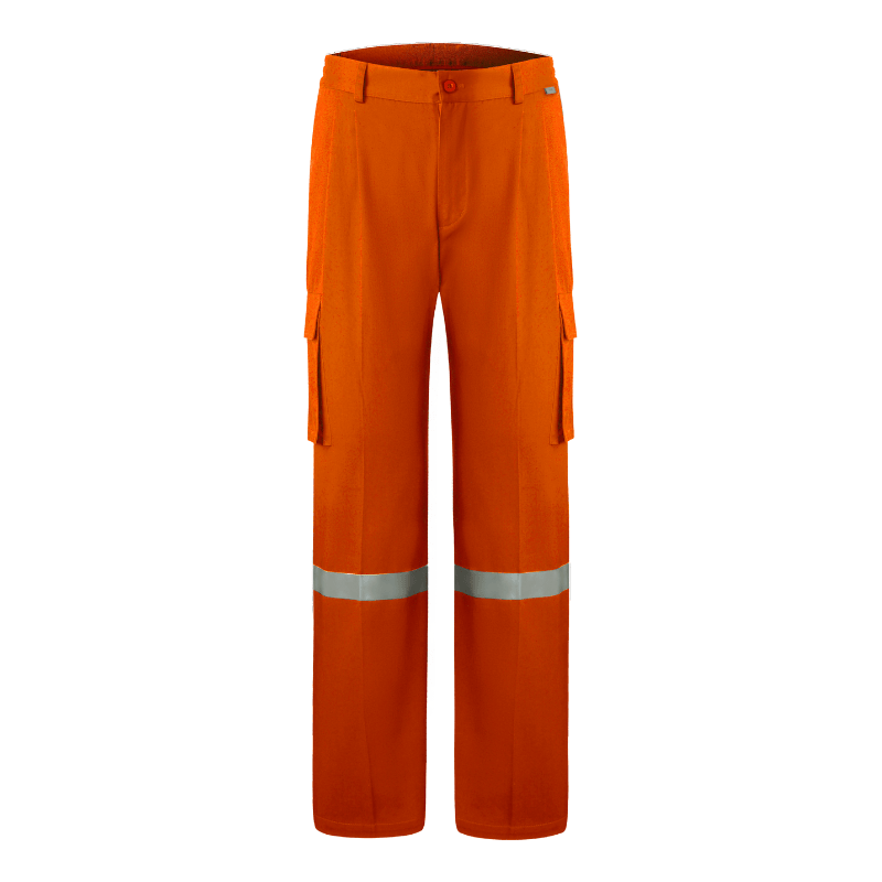 High Quality All Cotton Safety Pants with Reflective Strips STP5003