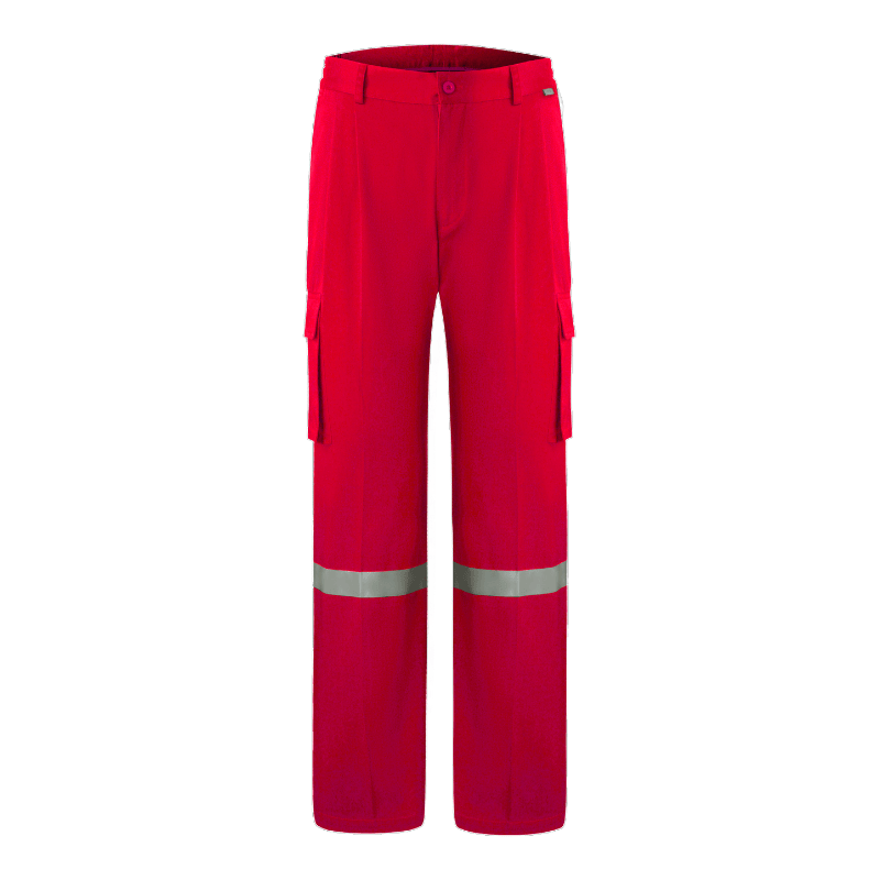 High Quality All Cotton Safety Pants with Reflective Strips STP5003