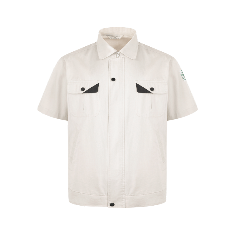 Light Labor Protection Uniforms Embroidered Printed Work Shirts STS5011
