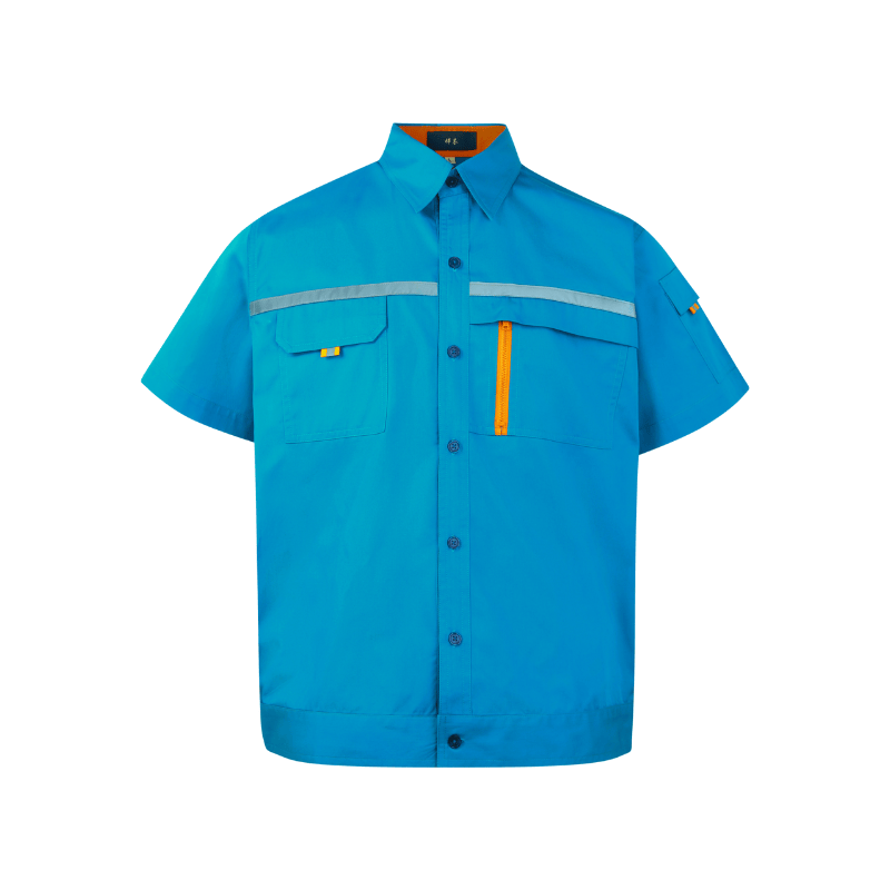 Summer Short-Sleeved  Industrial Construction Work Shirts STS5013