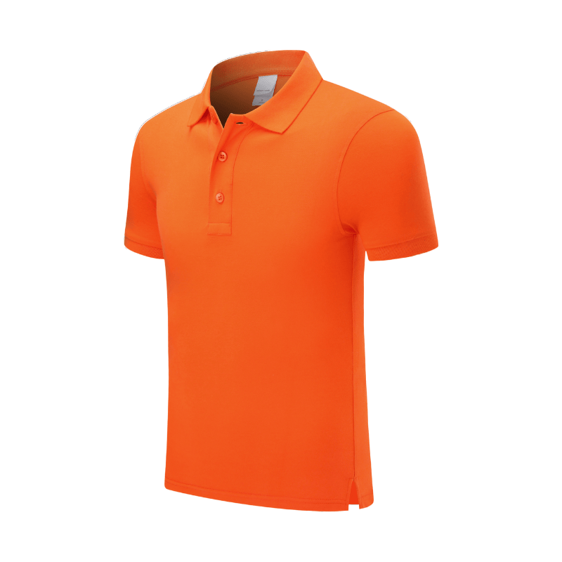 Pure Cotton Breathable Team Event Uniforms Polo Shirts STSD7988