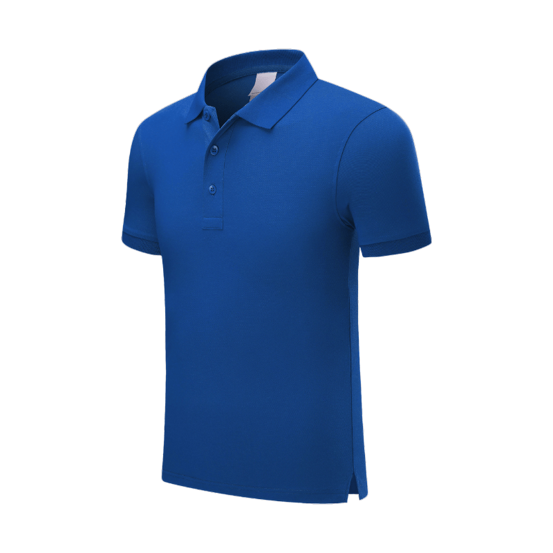 Pure Cotton Breathable Team Event Uniforms Polo Shirts STSD7988