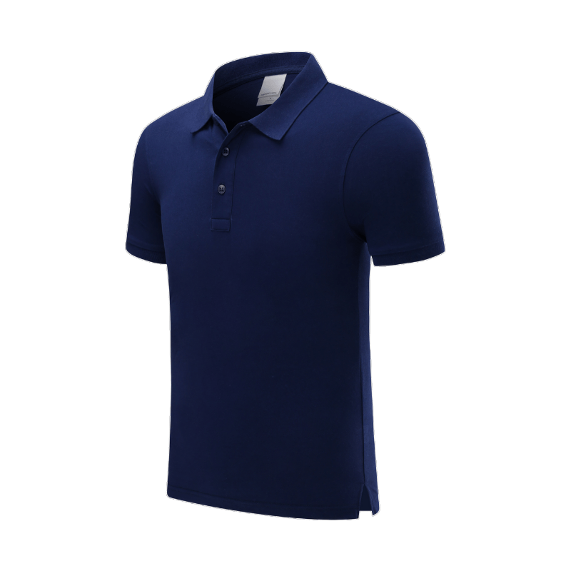 Pure Cotton Breathable Team Event Uniforms Polo Shirts STSD7988