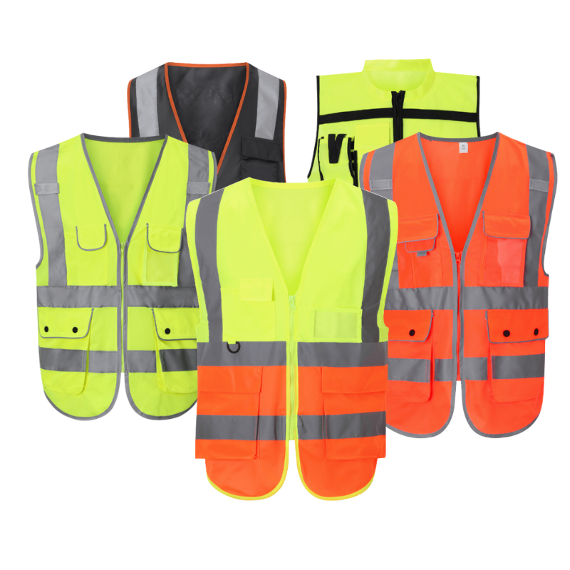 Hi Visibility Reflective Vest for Road Worker Safety Workwear STV5003