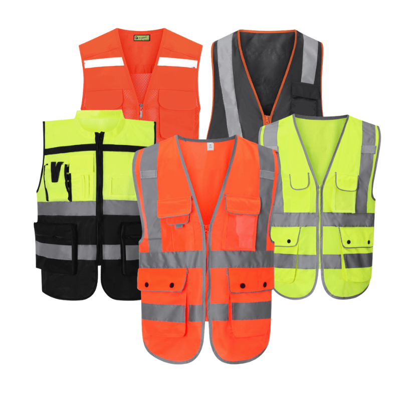 Hi Visibility Reflective Vest for Road Worker Safety Workwear STV5004