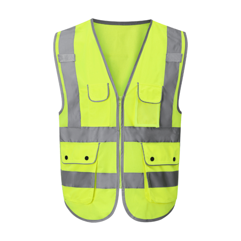Customizable Hi Visibility Reflective Vest for Road Worker Safety Workwear STV5005