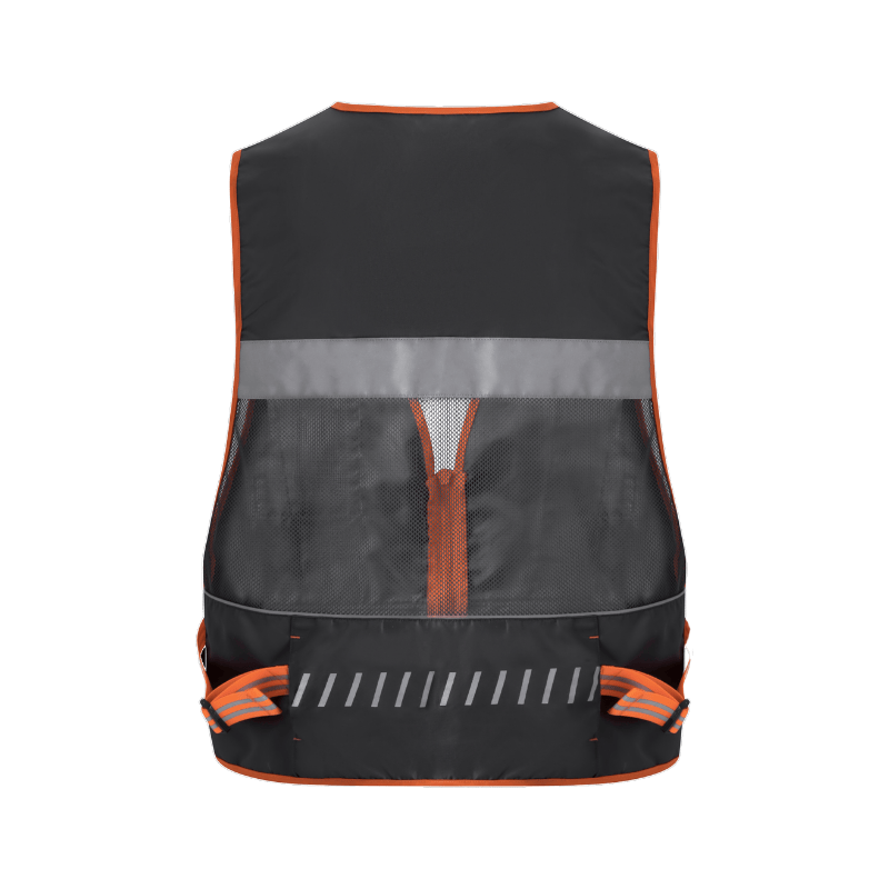 Industrial Safety Construction Work Safety Vest Reflective Vest with Pockets STV5007