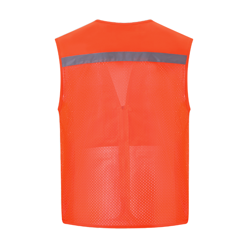 Factory Custom Security Vest Reflective Two-color Pocket Clothing Road Safety Vest With Logo STV5008
