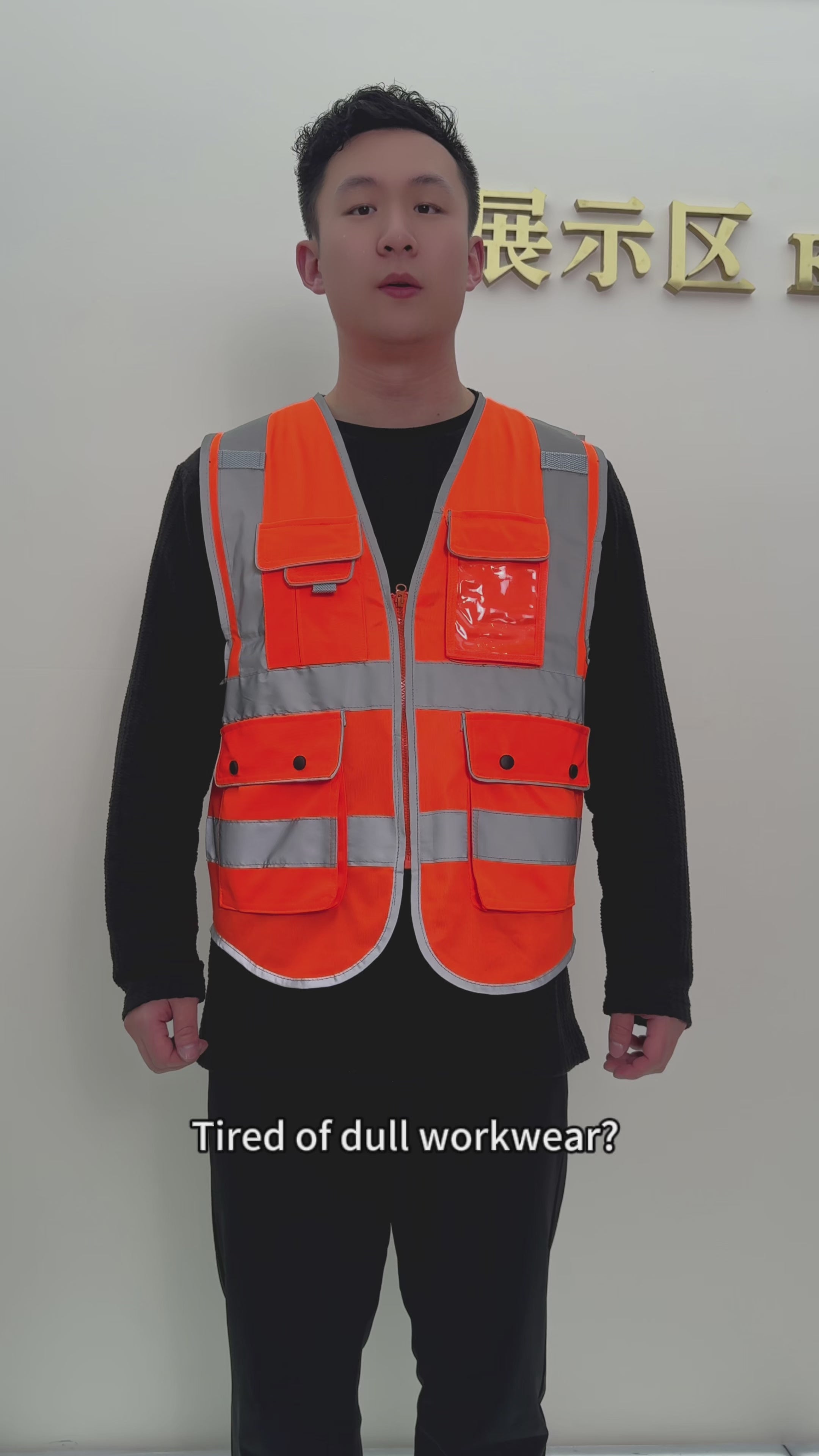 Hi Visibility Reflective Vest for Road Worker Safety Workwear STV5004