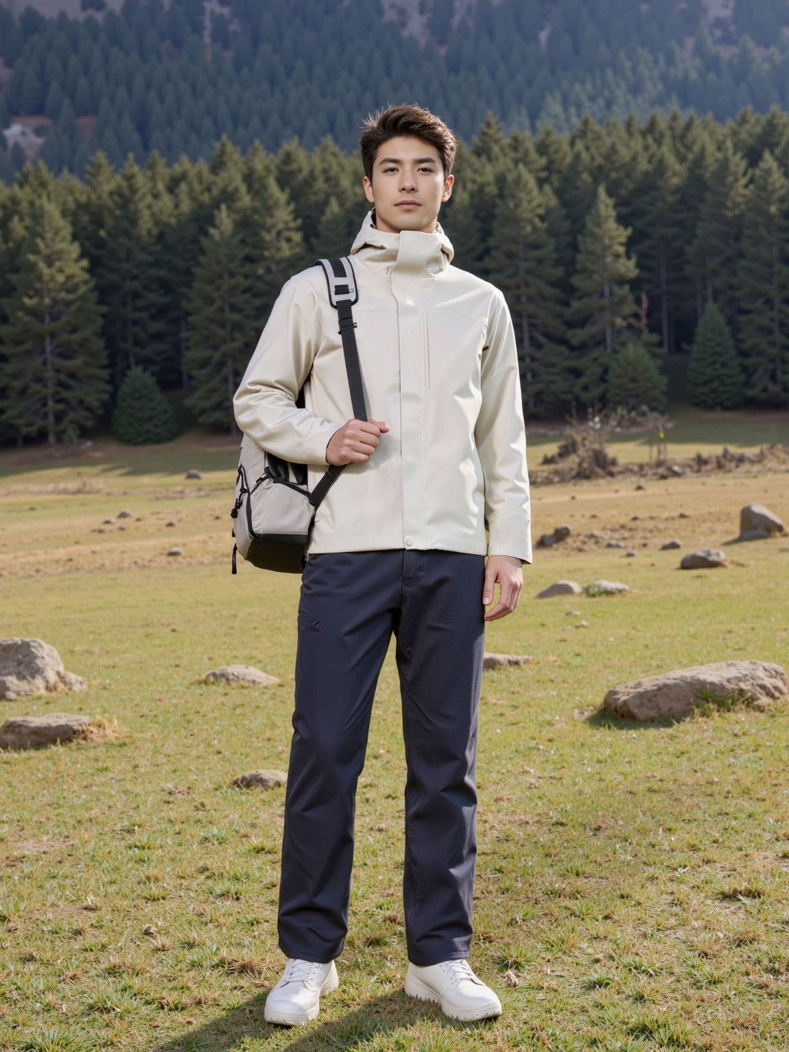 Lightweight Zipper Windstopper Unisex Hooded Rain Coated Fleece Hiking Waterproof Outdoor Jackets STJY2316