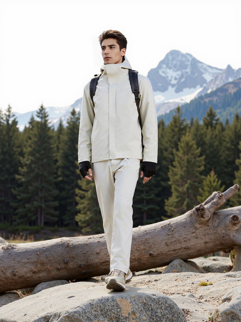 Lightweight Zipper Windstopper Unisex Hooded Rain Coated Fleece Hiking Waterproof Outdoor Jackets STJY2316