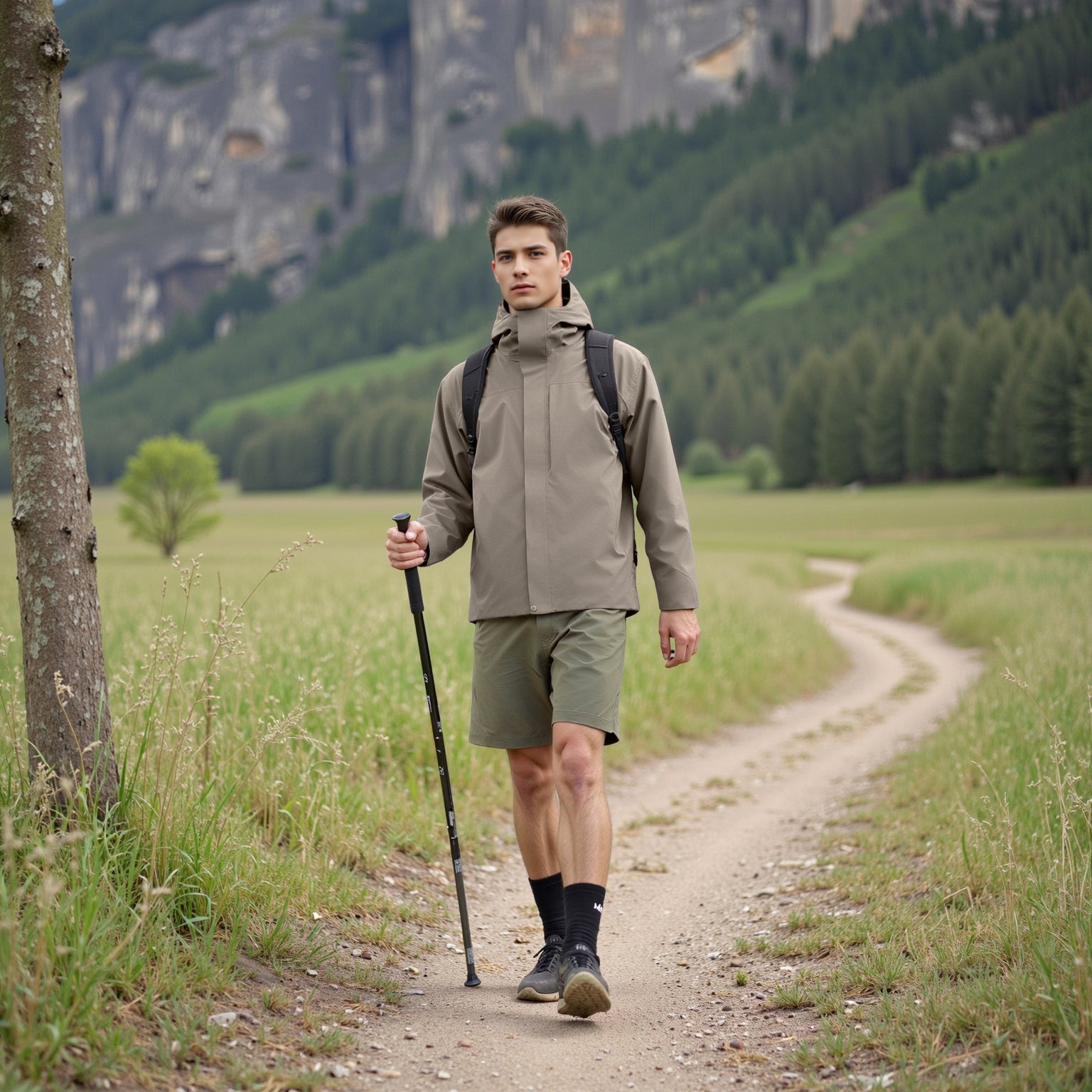 Lightweight Zipper Windstopper Unisex Hooded Rain Coated Fleece Hiking Waterproof Outdoor Jackets STJY2316